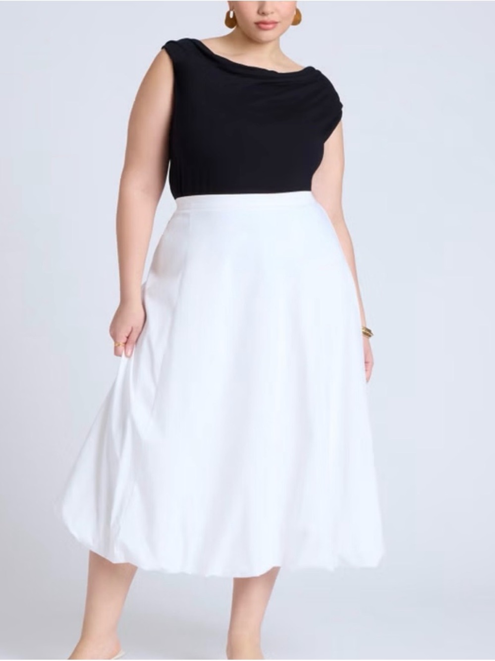 Eloquii Maxi Bubble Skirt Size 16